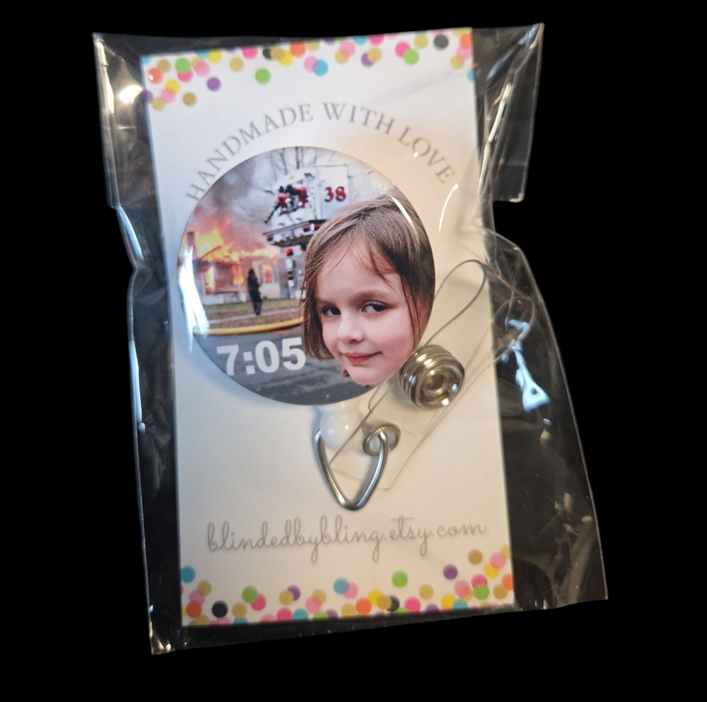 Custom Firefighter Badge Reel